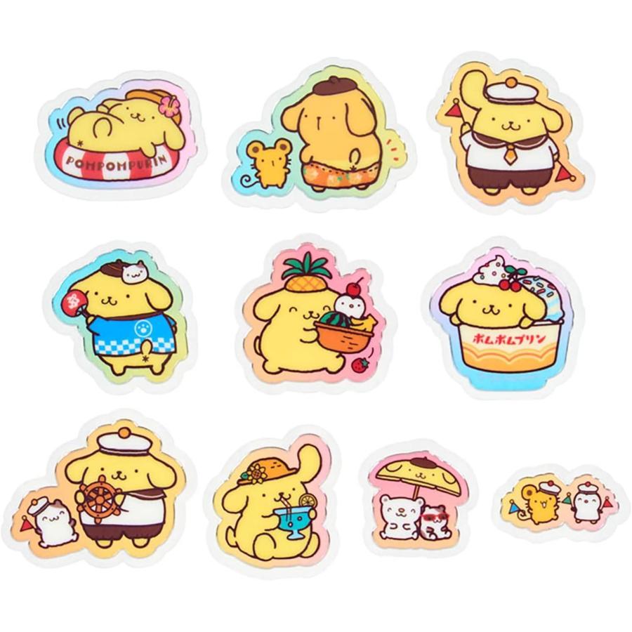 Sanrio Summer Flake Sticker [2025] - Pompompurin